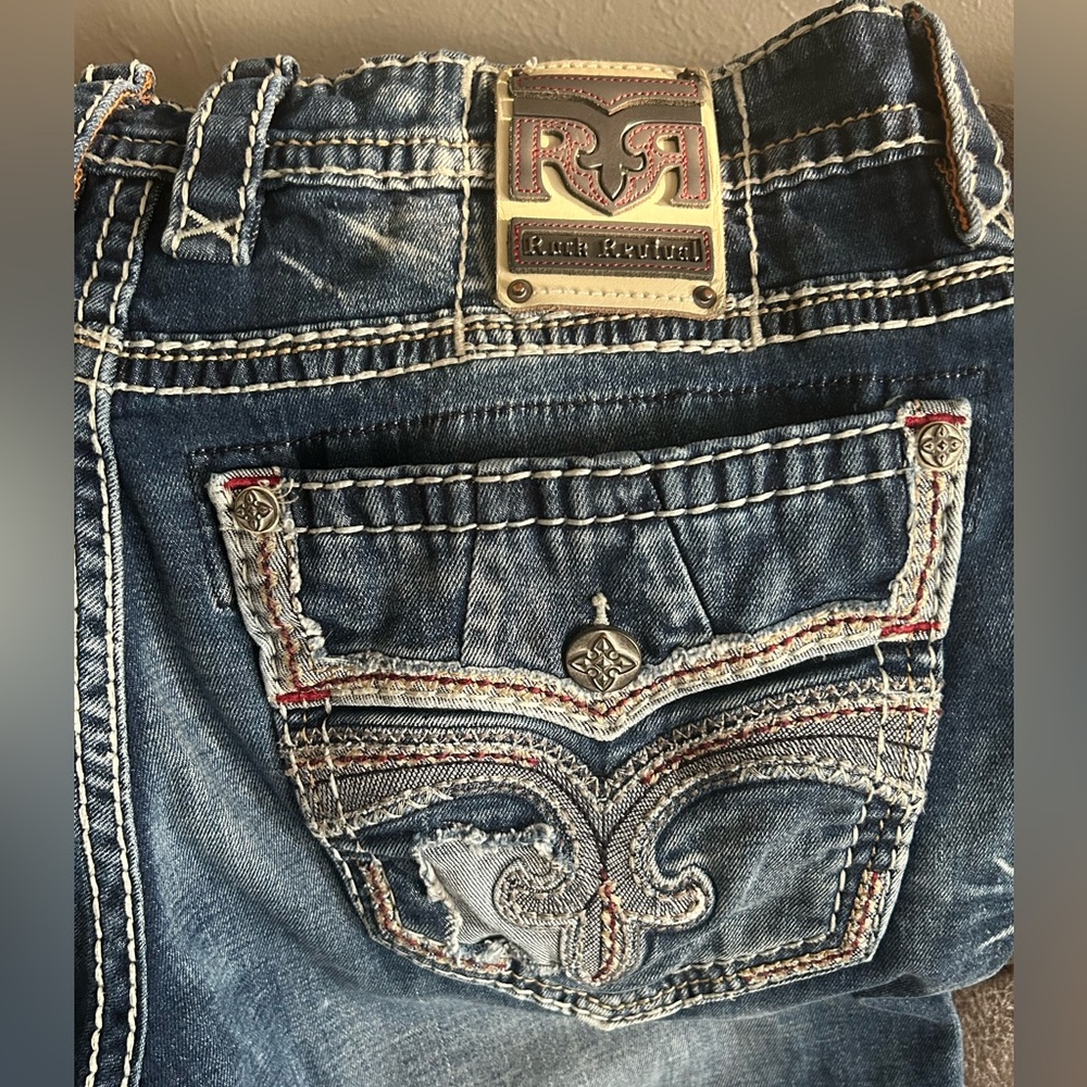 SOLD on diff platform Men’s Rock Revival Keene/straight sz:38